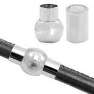 Benodigdheden van Stainless steel Roestvrij staal (RVS) magneetslot Ø6mm Antiek zilver