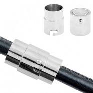 Benodigdheden van Stainless steel Roestvrij staal (RVS) magneetslot Ø8mm Antiek zilver