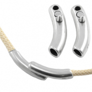 Magneetslot DQ metaal voor 5 mm (Dreamz)koord Antiek zilver (nikkelvrij)