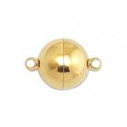 Benodigdheden van Stainless steel Roestvrij staal (RVS) magneetsluiting ball 12mm Gold