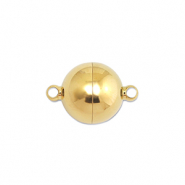 Benodigdheden van Stainless steel Roestvrij staal (RVS) magneetsluiting ball 6mm Gold