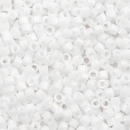Miyuki kralen 11/0 delica's Matte AB white