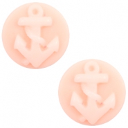 Cabochons basic camee 20mm anker Light pink-off white