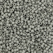 Miyuki kralen 11/0 delica's Opaque matte gray DB-761