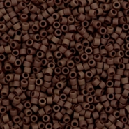 Miyuki kralen 11/0 delica's Opaque matte espresso brown DB-1910