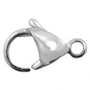 Benodigdheden van Stainless steel Roestvrij staal (RVS) karabijnslot 15mm Antiek zilver