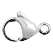 Benodigdheden van Stainless steel Roestvrij staal (RVS) karabijnslot 13mm Antiek zilver