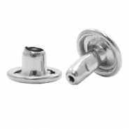 Metaal onderdelen DQ Snap Rivets Antiek zilver