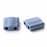 Miyuki kralen 5x5mm tila Opaque matte gun metal grey TL-2001