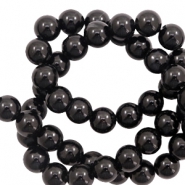 Natuursteen kralen chalcedoon, onyx en agaat 8mm Black