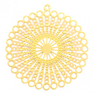 Bohemian hanger rond Goud (nikkelvrij)