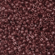 Miyuki kralen 11/0 delica's Opaque currant brown DB-1134