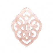 Hangers van resin ruit barok Delicacy rose