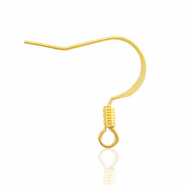 Metaal onderdelen TQ oorbel / oorhanger Goud