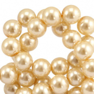 Top quality Glasparels rond 8 mm Rich gold