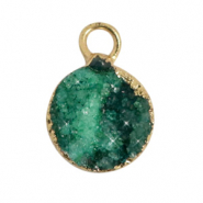 Hangers van natuursteen 10mm Eden green-gold