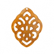 Hangers van resin ruit barok Golden brown