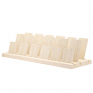 Sieraden display hout voor oorbellen Natural (natuurlijke kleur van het hout)