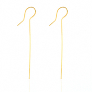 Oorbellen van Stainless steel Roestvrij staal (RVS) Goud