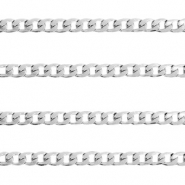 Benodigdheden van Stainless steel Roestvrij staal (RVS) jasseron gourmet schakel Zilver