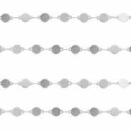 Benodigdheden van Stainless steel Roestvrij staal (RVS) jasseron coin Zilver