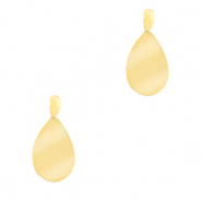 Bedels van Stainless steel Roestvrij staal (RVS) druppel Goud