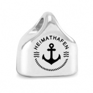 Metaal eindkapjes DQ anchor Mix & Match Antiek zilver (nikkelvrij)