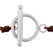 Benodigdheden van Stainless steel Roestvrij staal (RVS) kapittelslot 15mm Zilver