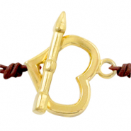 Benodigdheden van Stainless steel Roestvrij staal (RVS) kapittelslot hart Goud