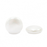 Pearl shine schelp kraal round 12mm White