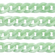 Acryl schakels 19mm Green