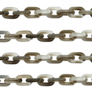 Acryl schakels 15mm Grey