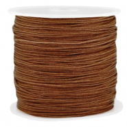 Macram&eacute; draad 0.8mm Pecan brown