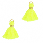 Kwastje 1.5cm Gold-neon yellow