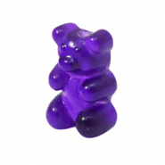 Hangers van resin gummi bear Purple