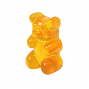 Hangers van resin gummi bear Yellow