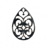 Hangers van resin barok druppel Jeans blue