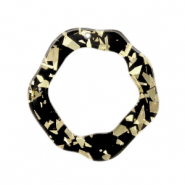 Hangers van resin asymmetrisch Champagne-black