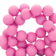 6 mm kralen van acryl Hot pink