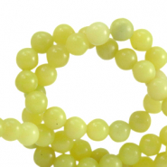 Kralen natuursteen serpentijn 6mm Greenish yellow