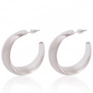 Musthave oorbellen creolen Taupe