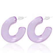 Musthave oorbellen creolen Lilac purple