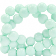 Glaskralen 4 mm opaque Soothing sea green