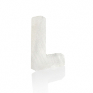 Schelp hanger special letter L White (natuurlijke kleur)