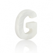 Schelp hanger special letter G White (natuurlijke kleur)