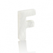 Schelp hanger special letter F White (natuurlijke kleur)