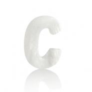 Schelp hanger special letter C White (natuurlijke kleur)