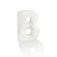 Schelp hanger special letter B White (natuurlijke kleur)