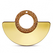 Statement hangers Metallic glitter gold