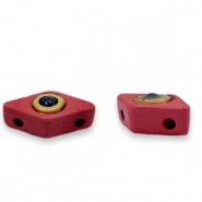 Tile bead ruit Rosewood pink